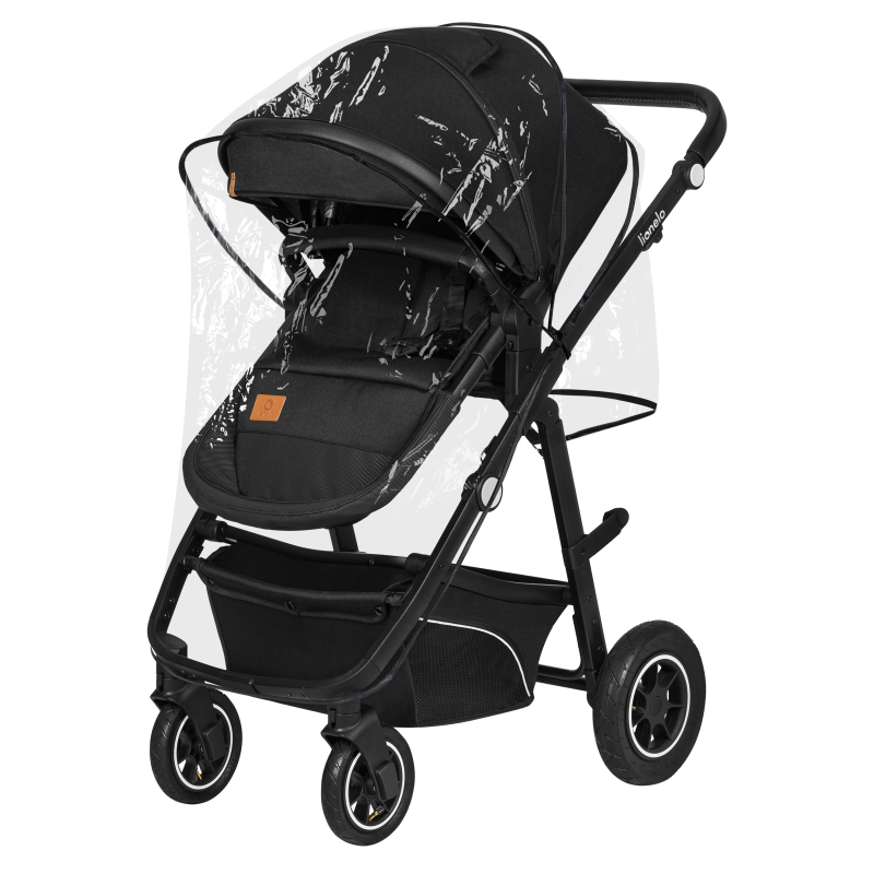 Lionelo Bianka 3en1 Black Onyx —  carrito multifuncional con silla de coche