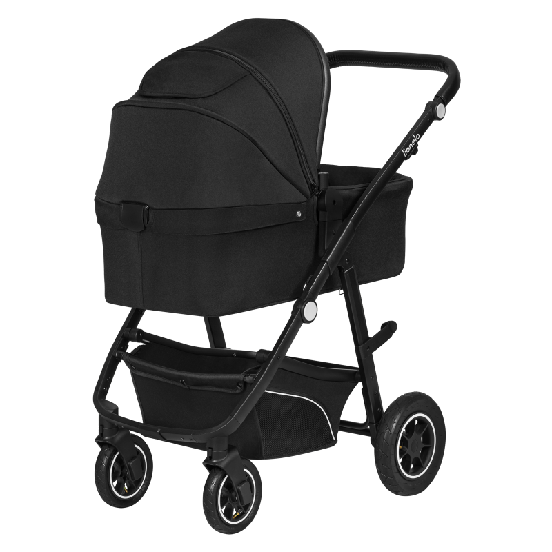 Lionelo Bianka 3en1 Black Onyx —  carrito multifuncional con silla de coche