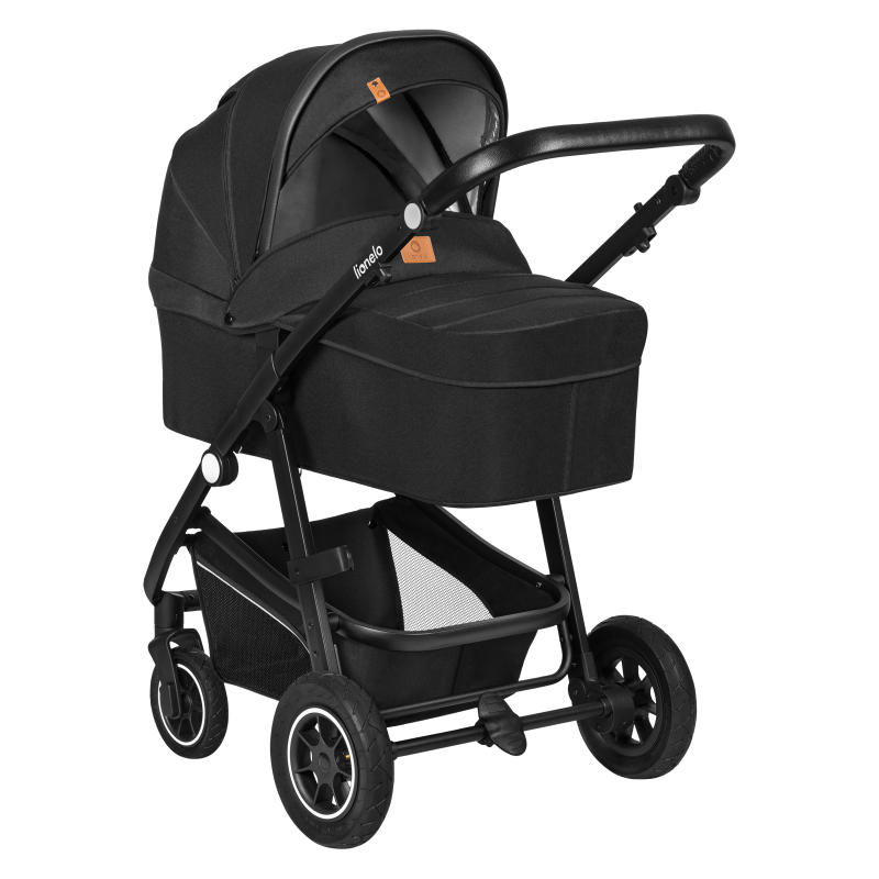 Lionelo Bianka 3en1 Black Onyx —  carrito multifuncional con silla de coche