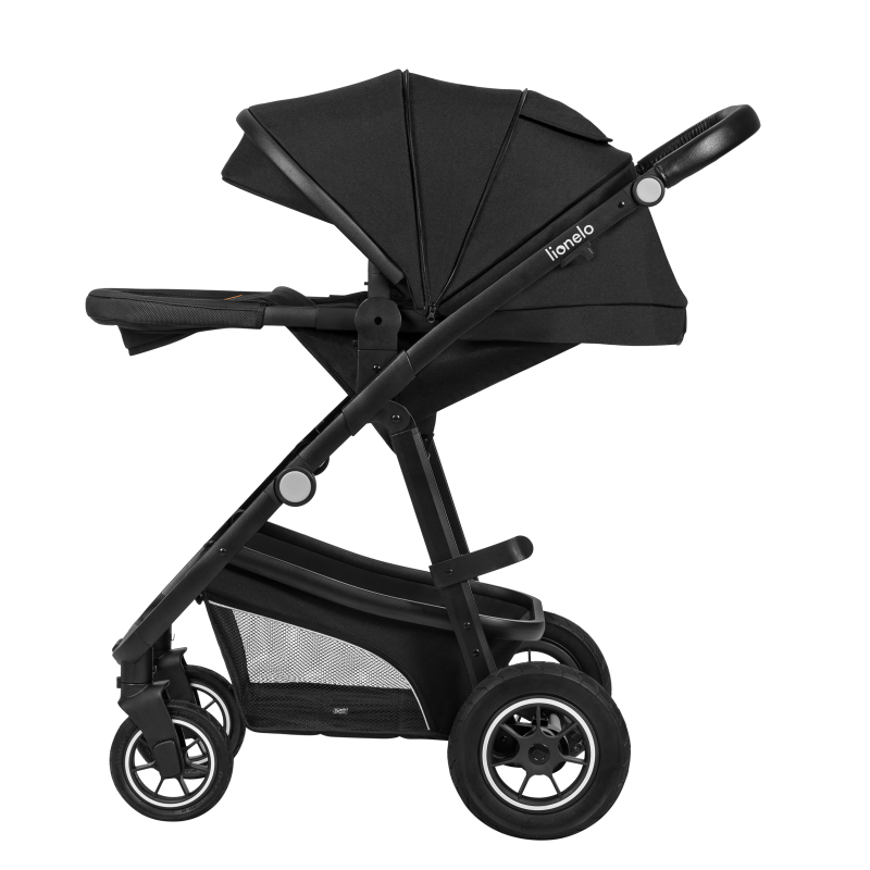 Lionelo Bianka 3en1 Black Onyx —  carrito multifuncional con silla de coche