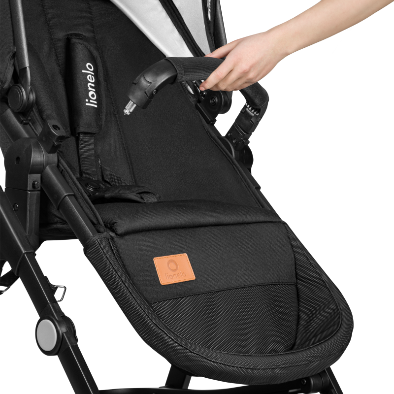 Lionelo Bianka 3en1 Black Onyx —  carrito multifuncional con silla de coche