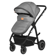 Lionelo Bianka 3en1 Grey Stone — carrito multifuncional con silla de coche