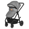 Lionelo Bianka 3en1 Grey Stone — carrito multifuncional con silla de coche