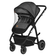 Lionelo Bianka 3en1 Grey Stone — carrito multifuncional con silla de coche