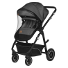 Lionelo Bianka 3en1 Grey Stone — carrito multifuncional con silla de coche