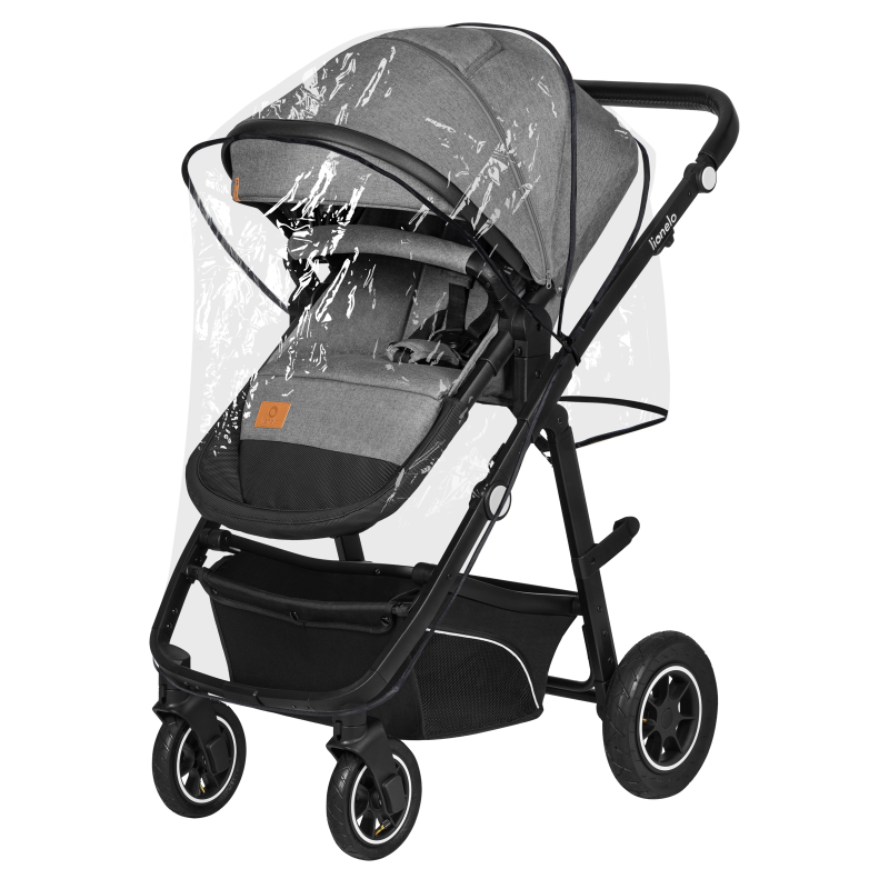 Lionelo Bianka 3en1 Grey Stone — carrito multifuncional con silla de coche