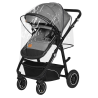 Lionelo Bianka 3w1 Grey Stone — carrito multifuncional con silla de coche