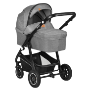 Lionelo Bianka 3en1 Grey Stone — carrito multifuncional con silla de coche