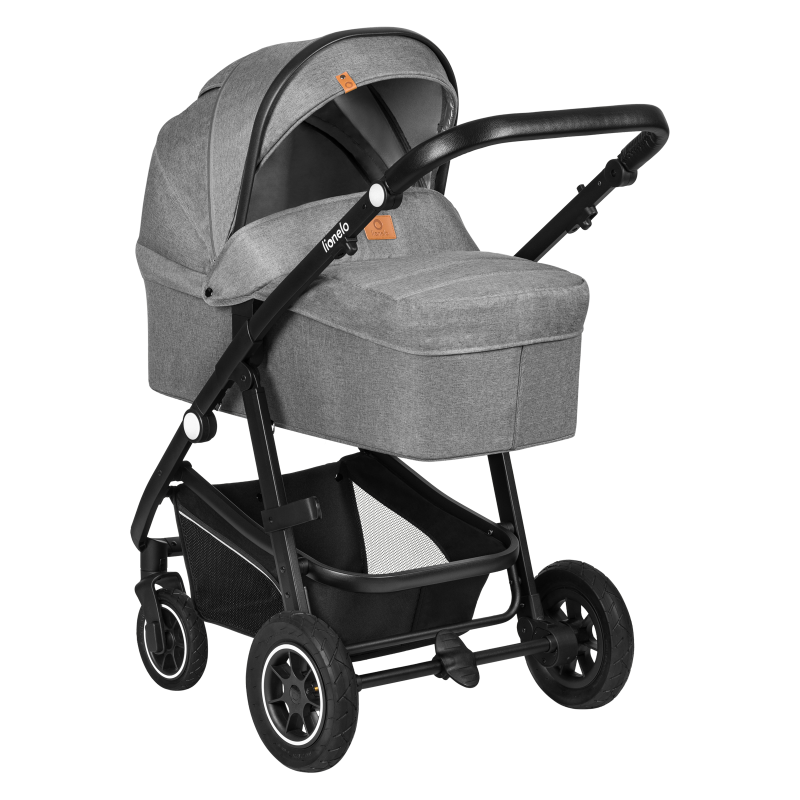 Lionelo Bianka 3en1 Grey Stone — carrito multifuncional con silla de coche