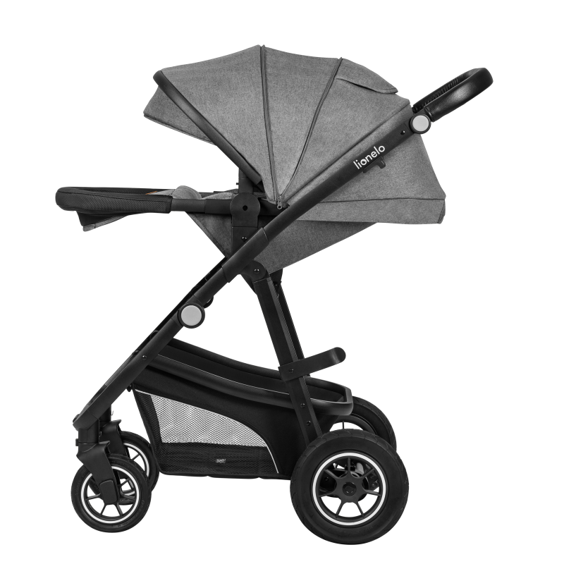 Lionelo Bianka 3en1 Grey Stone — carrito multifuncional con silla de coche