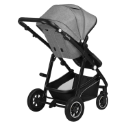 Lionelo Bianka 3en1 Grey Stone — carrito multifuncional con silla de coche