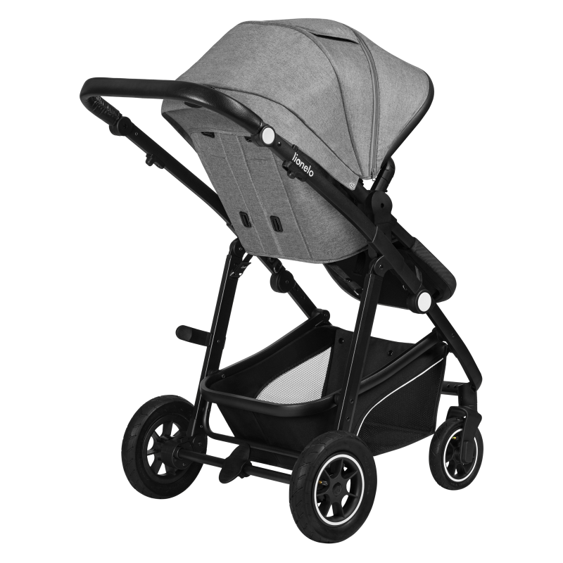 Lionelo Bianka 3en1 Grey Stone — carrito multifuncional con silla de coche