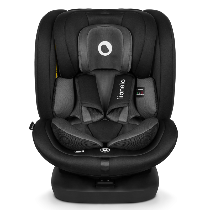 Lionelo Bastiaan i-Size Black Grey — Silla de coche