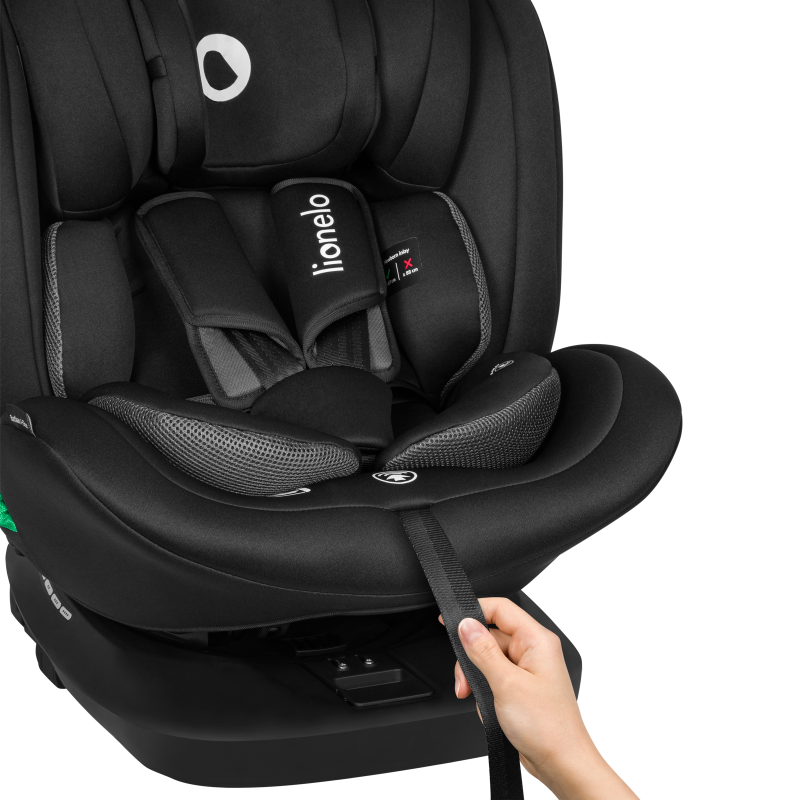 Lionelo Bastiaan i-Size Black Carbon — Silla de coche