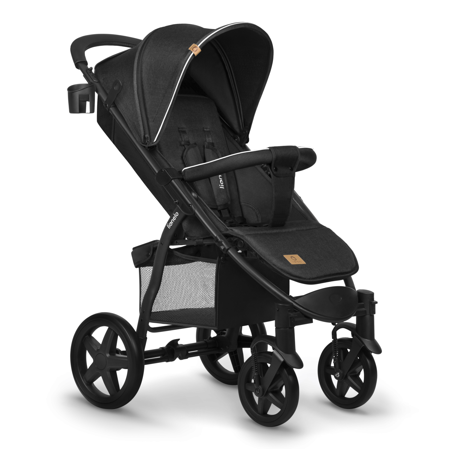 Lionelo Annet Plus Black Carbon — silla de paseo