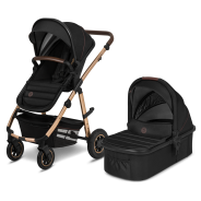 Lionelo Amber 2 en 1 Black Onyx — cochecito multifuncional