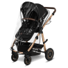 Lionelo Amber 3w1 Black Onyx — carrito multifuncional con silla de coche