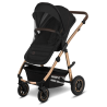 Lionelo Amber 3w1 Black Onyx — carrito multifuncional con silla de coche