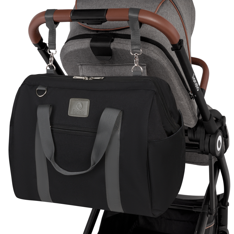 Lionelo Ida Black Onyx — bolso para carrito