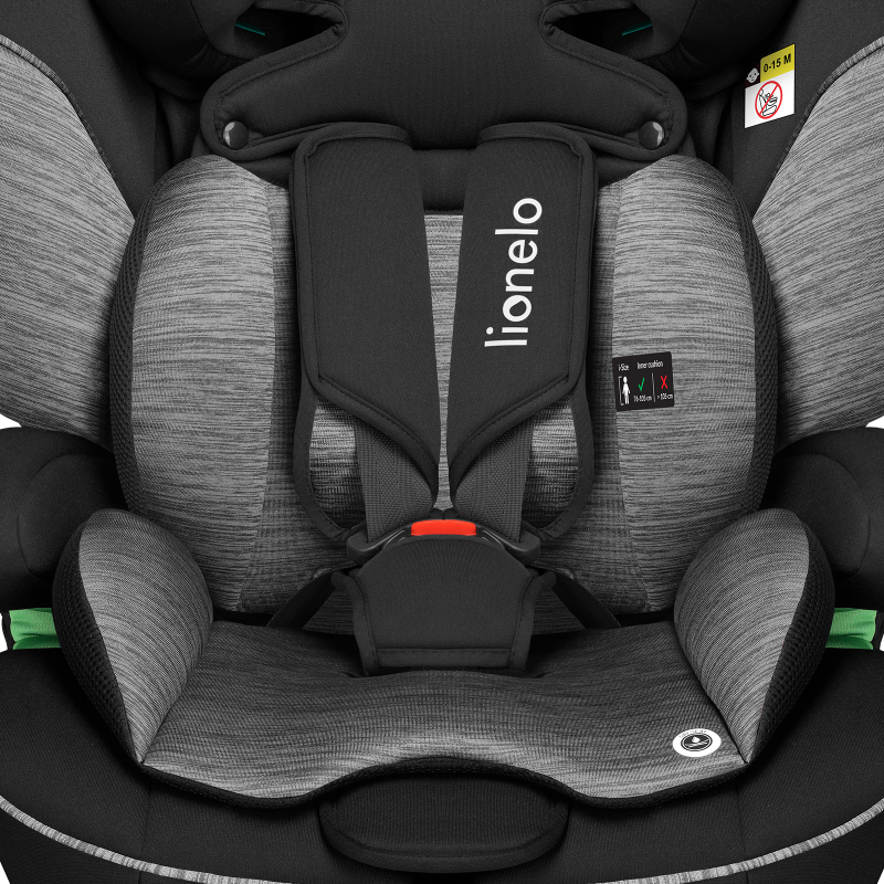 Lionelo Levi i-Size Black Grey — Silla de coche