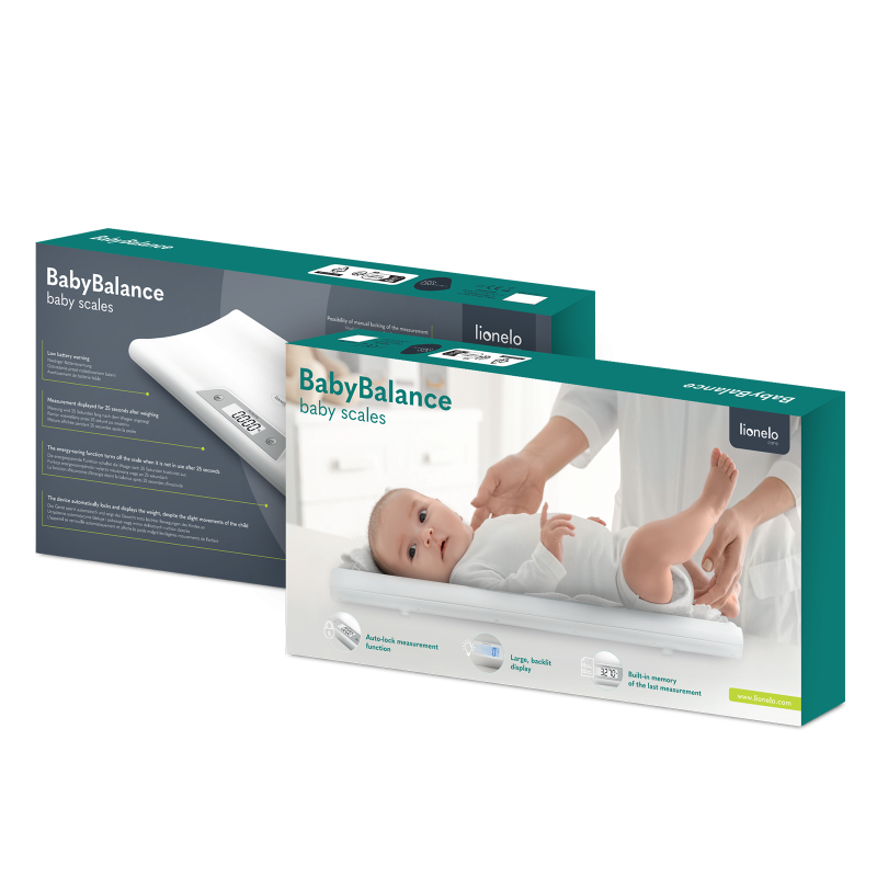 Lionelo Babybalance White — Báscula de bebé