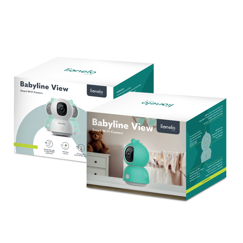 Lionelo Babyline View White — monitor de bebé