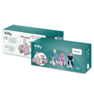 Lionelo Villy Pink Rose — bicicleta de equilibrio