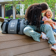 Lionelo Ida Grey Concrete — bolso para carrito