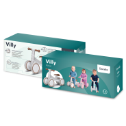 Lionelo Villy Beige Latte — bicicleta de equilibrio