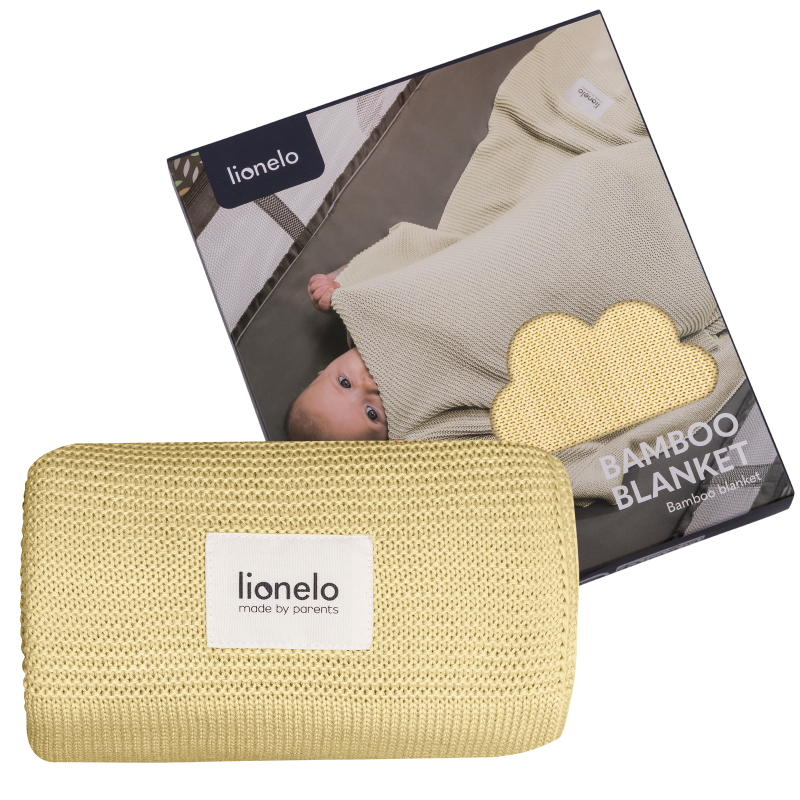 Lionelo Bamboo Blanket Yellow Lemon — mantita de bambú