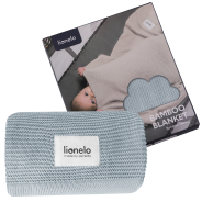 Lionelo Bamboo Blanket Grey — mantita de bambú