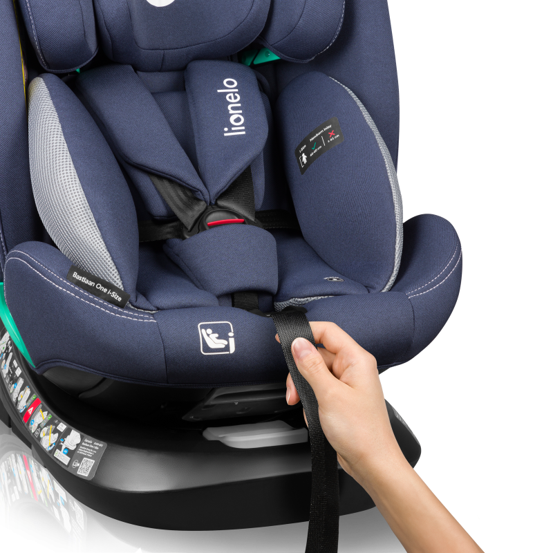 Lionelo Bastiaan One i-Size Blue Navy — Silla de coche