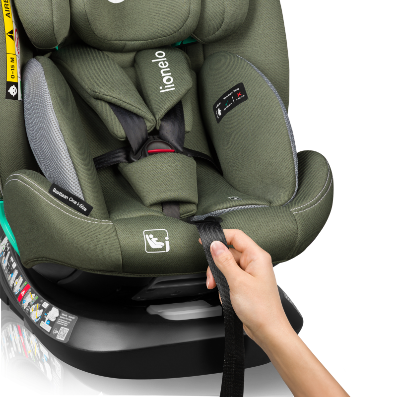 Lionelo Bastiaan One i-Size Green Olive — Silla de coche