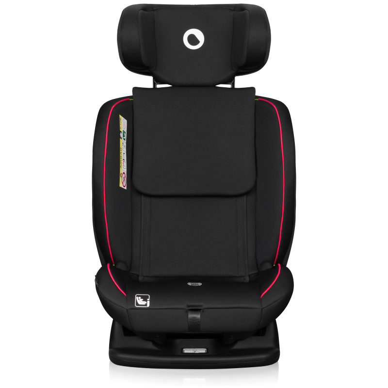 lionelo ​​Aart i-Size Black Carbon Red — Silla de coche