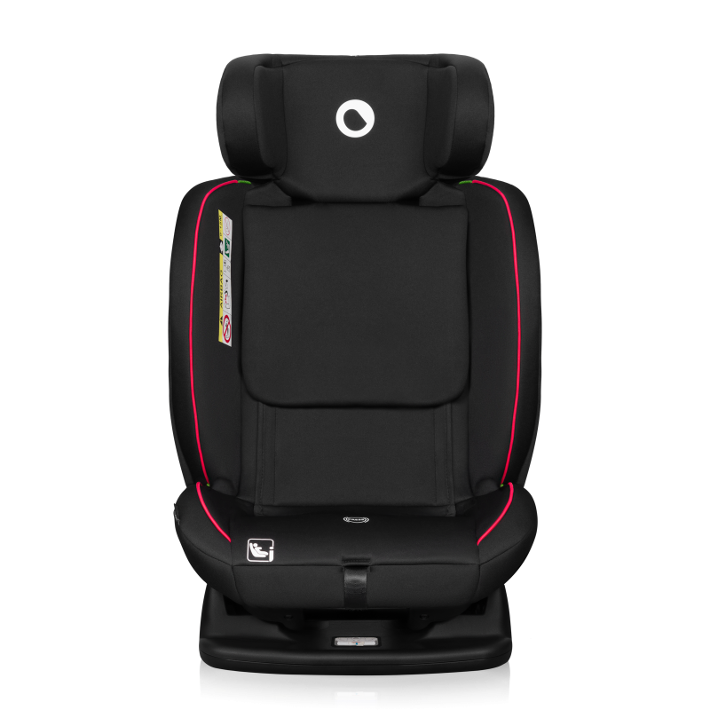 lionelo ​​Aart i-Size Black Carbon Red — Silla de coche