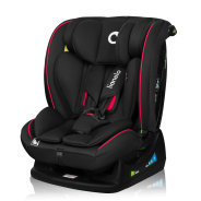 lionelo ​​Aart i-Size Black Carbon Red — Silla de coche