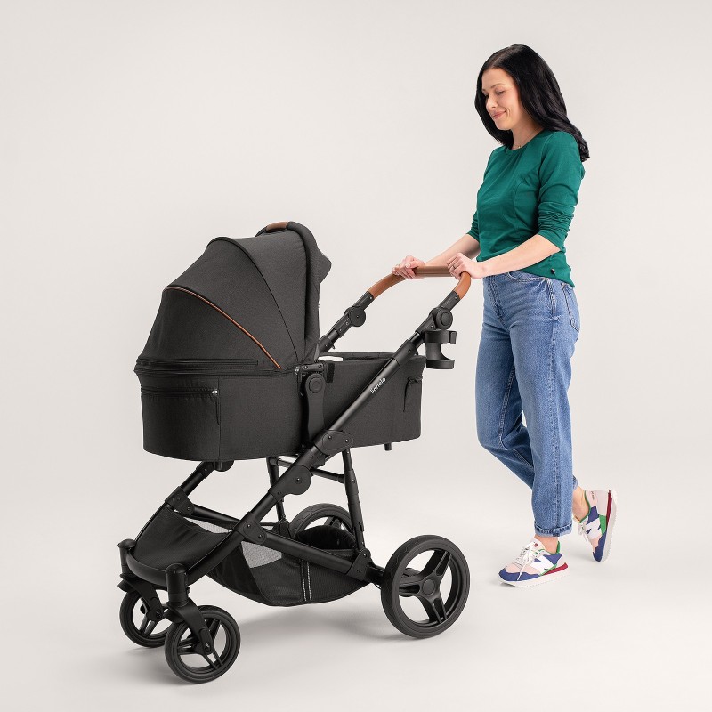 Lionelo Mari Tour 2en1 Black Onyx — carrito multifuncional