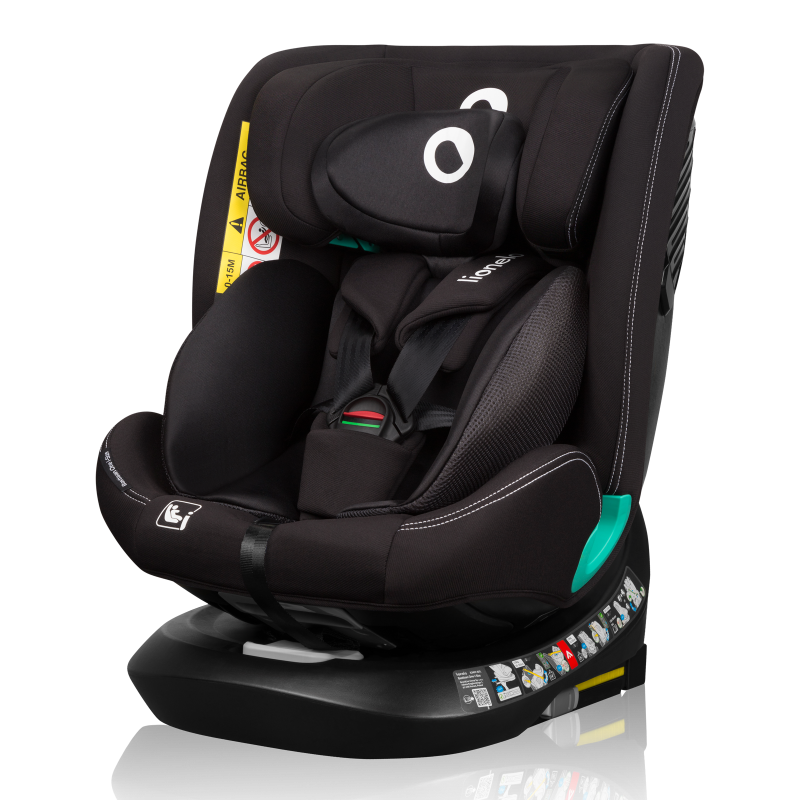 Lionelo Bastiaan One i-Size Black Carbon — Silla de coche