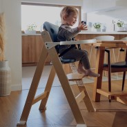 Lionelo Floris White Natural — silla de comer