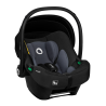 lionelo Astrid i-Size Set Black Grey — Silla de coche con base ISOFIX