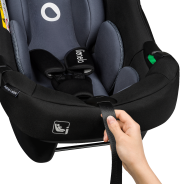 lionelo Astrid i-Size Set Black Grey — Silla de coche con base ISOFIX