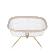 lionelo Malin Evo Beige Natural — Cuna universal con cuna mecedora