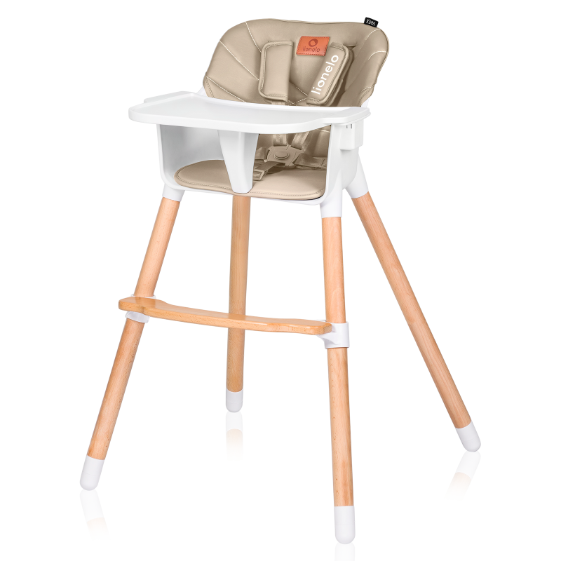 lionelo Koen Beige Sand — silla de comer