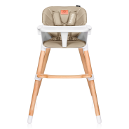 lionelo Koen Beige Sand — silla de comer