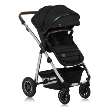 lionelo Amber 2 en 1 Black Silver — cochecito multifuncional