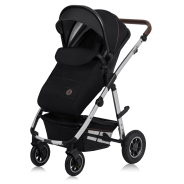 lionelo Amber 2 en 1 Black Silver — cochecito multifuncional