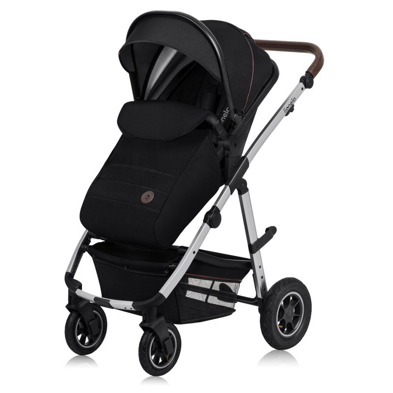 lionelo Amber 2 en 1 Black Silver — cochecito multifuncional