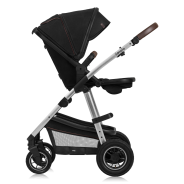 lionelo Amber 2 en 1 Black Silver — cochecito multifuncional