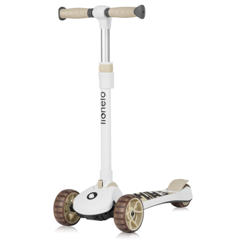 lionelo Franky Beige Latte — Patinete de equilibrio 2 en 1