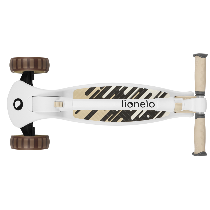 lionelo Franky Beige Latte — Patinete de equilibrio 2 en 1